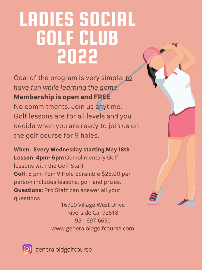 Ladies Social Golf Club - General Old Golf Course